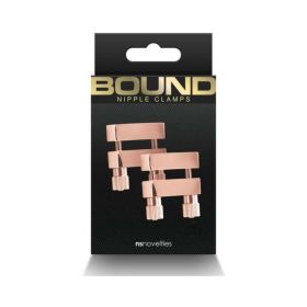 Bound Nipple Clamps V1 Rose Gold