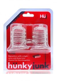 Hunky Junk Elong Nipsuckers - Clear